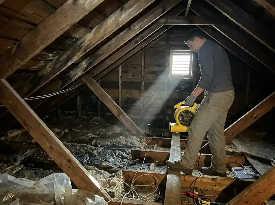 attic-water-damage-drying-proc-007 — frequently asked questions, Emergency Water Extraction & 24/7 Flood Response in Oelwein…